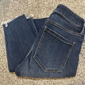 Liverpool Blue Cropped Ankle Jeans